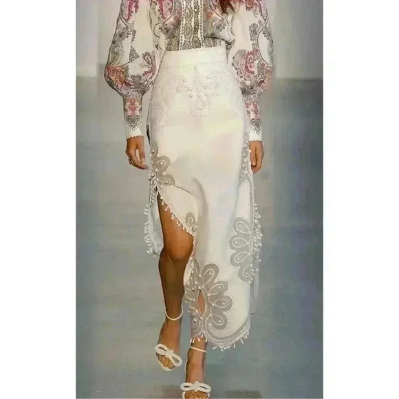 New Zimmerman Ninety-Six Ric Rac Skirt Retails $1,950 - Picture 1 of 10